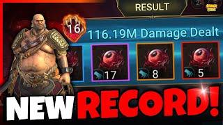 NEW PERSONAL BEST!! 16 Trials on Nightmare Chimera!! | Raid: Shadow Legends