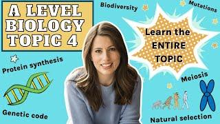 Learn the ENTIRE Topic 4 - AQA A level Biology.  Learn or revise the entire topic in this one video.