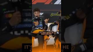 Oscar and Lando on Max/George's clash at the Spanish GP  #f1 #formula1 (source: F1TV)