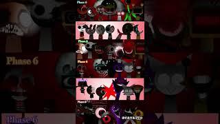 ALL Phase's Sprunki Incredibox Original Phase 6 VS Phase 6 Remastered VS Old Phase 6 #sprunk