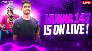 Telugu Hindi English Free Fire MAX : Munna 143 Is On Live. #freefiremax#livestream#