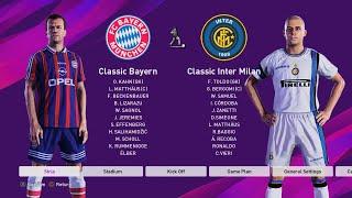 classic Bayern Munich vs classic Inter Milan PES 2020 (PS4)