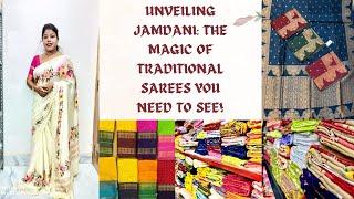 Unveiling Jamdani: The Magic of Traditional Sarees You Need to See!|| 8617714946 / 8116752255 #saree