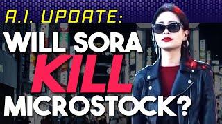 Will New AI Video Tool Sora Kill Microstock? When Will Sora Release and Be Available? #sora #openai