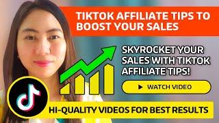 Tiktok Affiliate and Seller Tips to make MORE SALES and COMMISSION! Affiliate Tutorial Yellow Basket