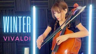 VIVALDI Four Seasons: Winter 1st movement  | Mariko  #winter #classicalmusic #cello