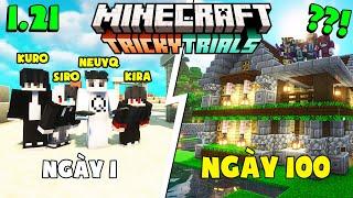 KiraMC Tóm Tắt 100 Ngày Minecraft 1.21 Sinh Tồn Cùng Bạn Thân Và Youtuber Siêu Báo !!