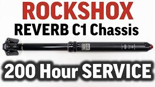 Rockshox Reverb C1 200 hour Service guide for beginners. Quick, cheap & easy for maximum results