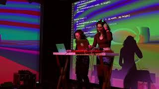 Switch Angel & shellylynnx | NYE at Brooklyn Art Haus | Livecoding Performance