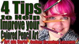 Colored Pencils 101  4 Tips to improve your work