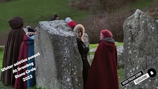 Images from Winter Solstice Sunset at Drombeg Stone Circle in West Cork 2023