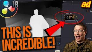 How to use the brand new DEPTH MAP tool in Davinci Resolve 18 Studio! Full Overview & Tutorial