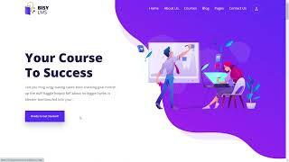 How to Develop a Course Website from Scratch with HTML & CSS - Step by Step Tutorial