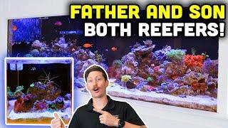 STUNNING 6' In-Wall Reef Tank in Long Island! BONUS Nano Tank Tour!