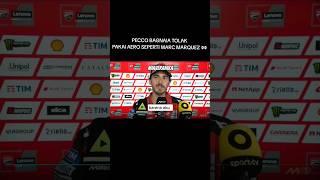 PECCO BAGNAIA REFUSES TO USE AERO LIKE MARC MARQUEZ  #marcmarquez #motogp