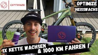 Nie wieder Schmutzige Ketten ! 1000Km sorgenfreies Vergnügen ! Kettenpflege mit Optimize Heißwachs !