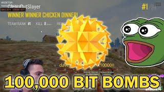 100k Bit Bomb Montage on Twitch | 1,600,000 Bits | davej974