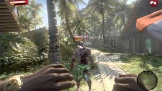 Dead Island - метание оружия в зомби