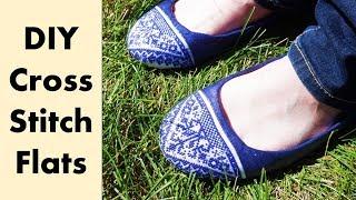 Covering Flats with Fabric Tutorial - Cross Stitch Edition