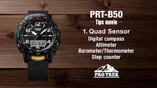 Tips vol.01 - Quad Sensor - | CASIO PRO TREK PRT-B50