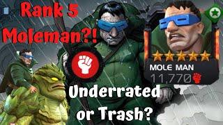 New Rank 5 Moleman?! Underrated or Trash? Gameplay! - Marvel Contest of Champions