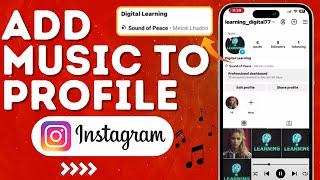 How To Add Music To Instagram Profile | Add Song To Your Insta Profile Bio (2024)