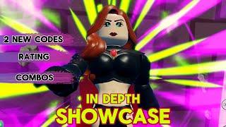 Madelyne Pryor in depth showcase + combos and thoughts. Heroes online world roblox