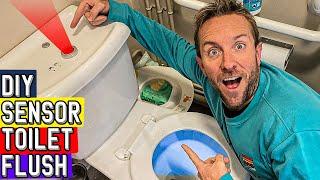 How to Install DIY Infra Red Contactless Toilet Flush