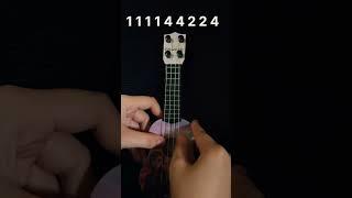 Turning Japanese - very easy ukulele tutorial