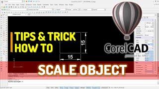 CorelCAD How To Scale Object