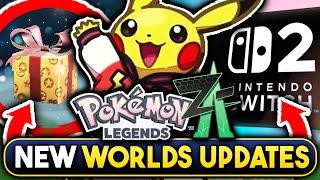 POKEMON NEWS! NEW WORLDS 2025 UPDATES! NEW NINTENDO SWITCH 2 DETAILS & LEGENDS ZA THEORIES!