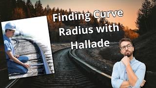 Hallade Method! Easily Finding the Radius of a Railway Curve With a Simple Piece of String