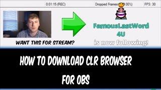 OBS CLR Browser Plugin Tutorial 2016