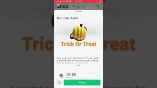 How To Get Pumpkin Patch In Roblox!