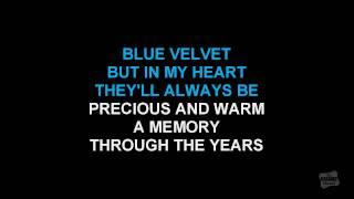 Blue Velvet in the style of Bobby Vinton karaoke version with lyrics