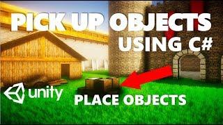 HOW TO PICK UP AND PLACE / THROW OBJECTS WITH C# - Mini Unity Tutorial - EASY & FUN