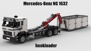 Mercedes-Benz NG 1632 hookloader - Lego MOC by OldOlneyLego