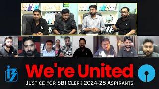SBI Clerk Result | IBPS Protest | We Are United | Justice for SBI Clerk 2024-25 Banking Aspirants
