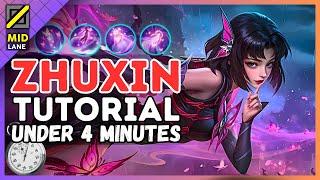 3-Minute Zhuxin Tutorial in Mid Lane (MLBB S34)