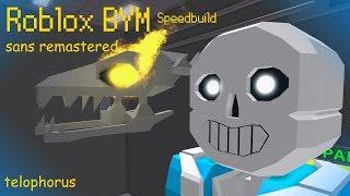 Roblox BYM: sans Remastered Speedbuild