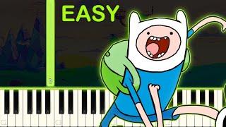 ADVENTURE TIME - EASY Piano Tutorial