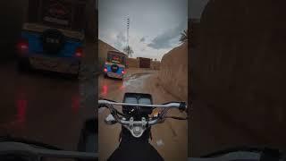 Honda cg 125 ride in rain ️ amazing weather ️ enjoy the music 