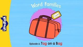 Word Family _ag | Word Families 6 | Tag on a Bag | Phonics | Little Fox | Animated Stories for Kids