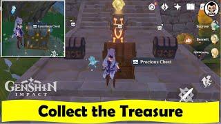 Collect the Treasure (Beneath the Giant Golden Tree) & Collect 9 Other Chests | Genshin Impact