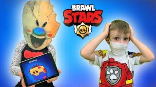 МОРОЖЕНЩИК подсел на БРАВЛ СТАРС! Где Марк и Чебурек? BRAWL STARS и ICE SCREAM в реальной жизни