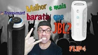 Melhor e mais barata que JBL? JBL Flip 4 x Tronsmart Element T6