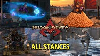 Shadow Fight 4 All Stances