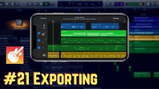 iPhone GarageBand Course #21 [Exporting]