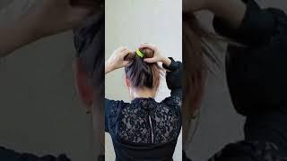 Easy French Bun Hairstyle 8 of 10 Easy Hairstyles Series | HairByKamal #shorts #hairdiy #easyhair