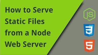 How to Serve Static Files from a Node Server